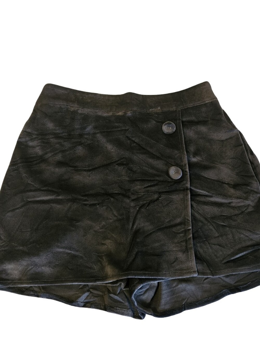 NWT Promesa Black Velour SKORT